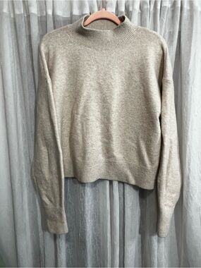 & Other Stories Sandstone Mockneck Sweater